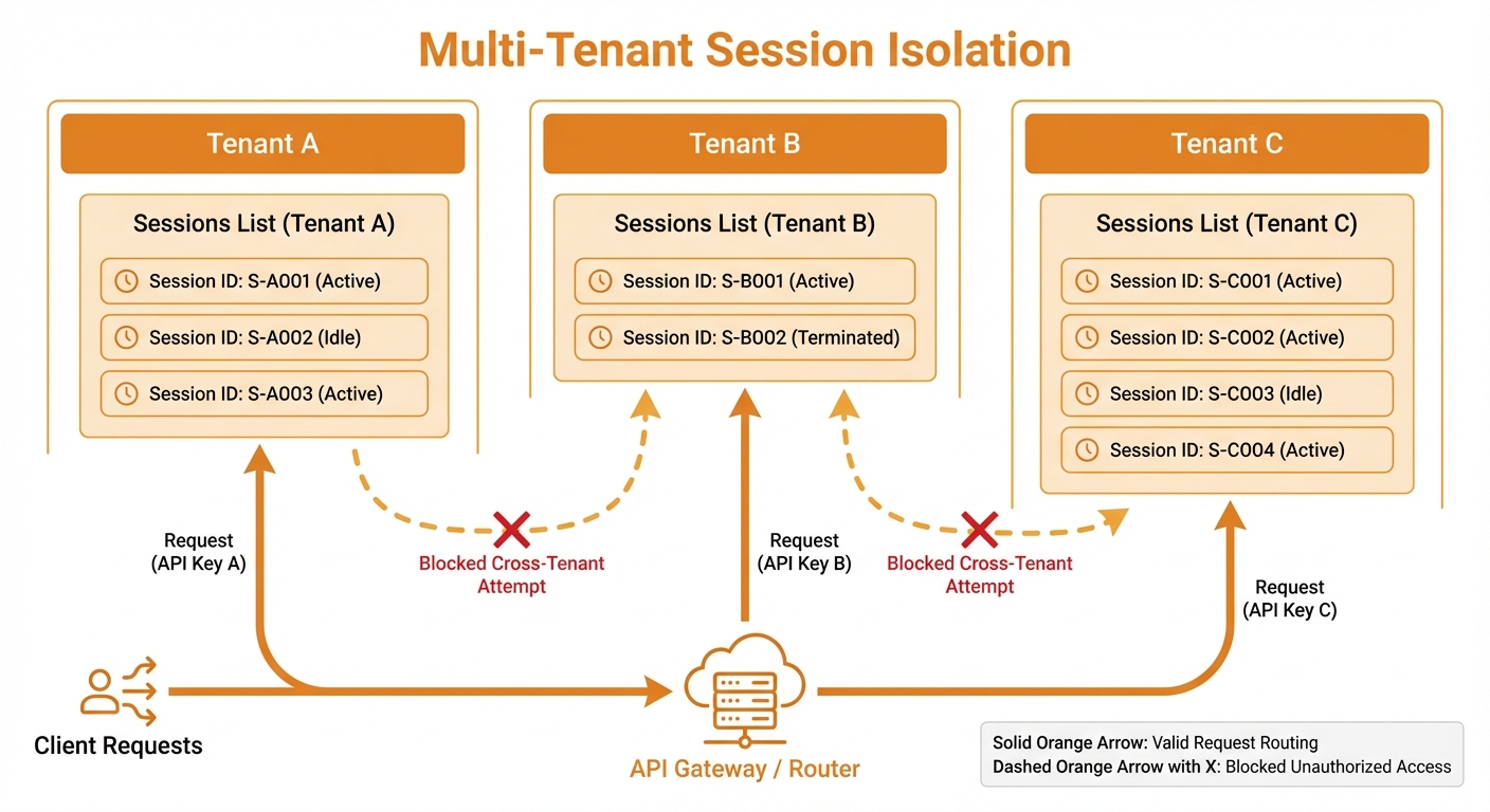 Session Isolation by Tenant